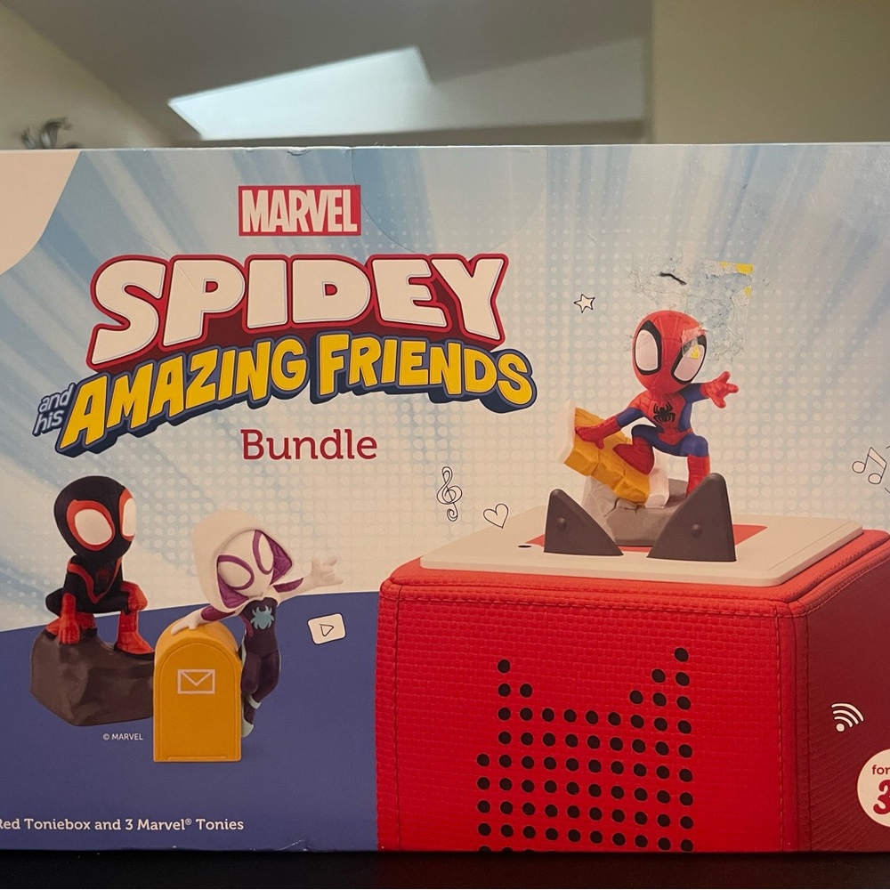 Marvel Spidey and His Amazing Friends Red Toniebox Set